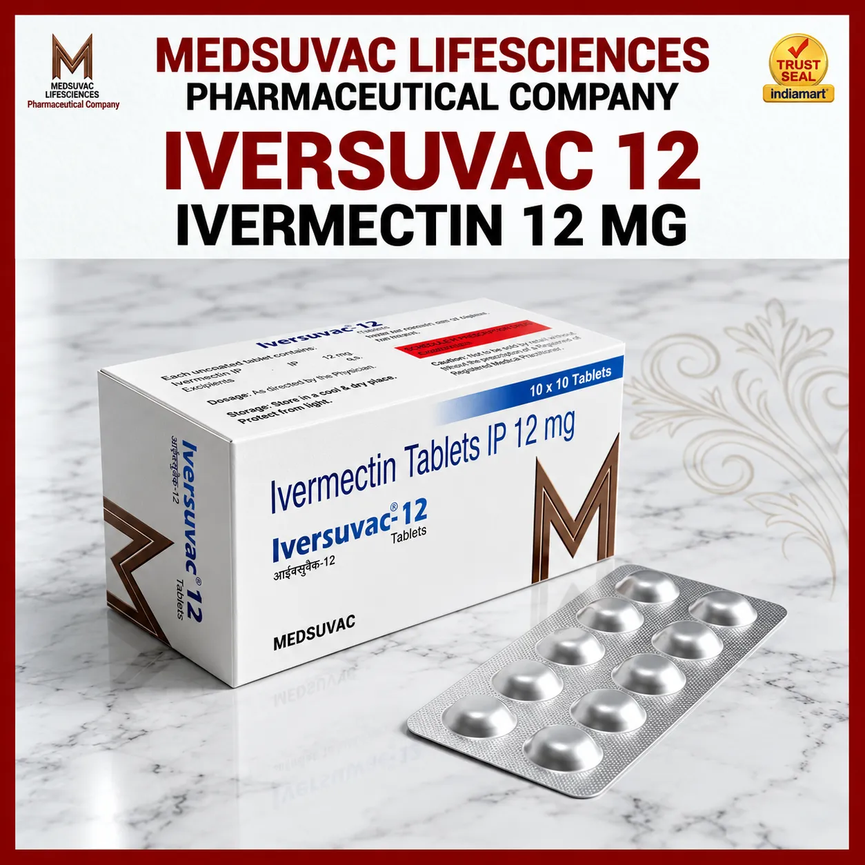 Iversuvac Ivermectin 12 Mg