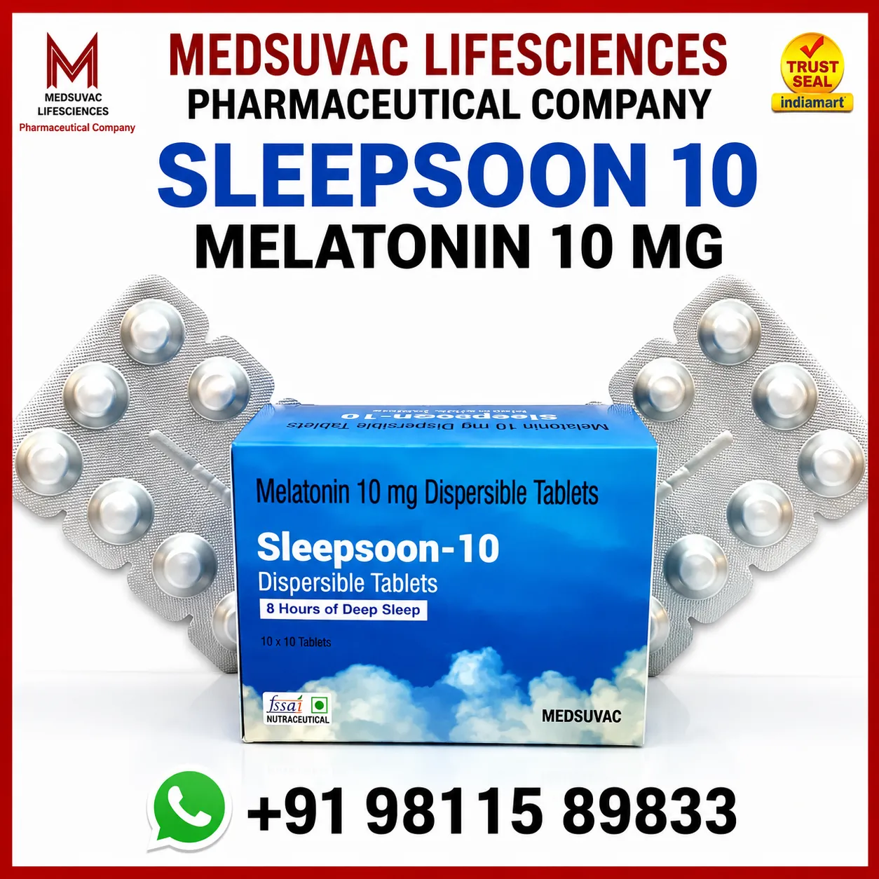 Sleepsoon Melatonin 10 Mg