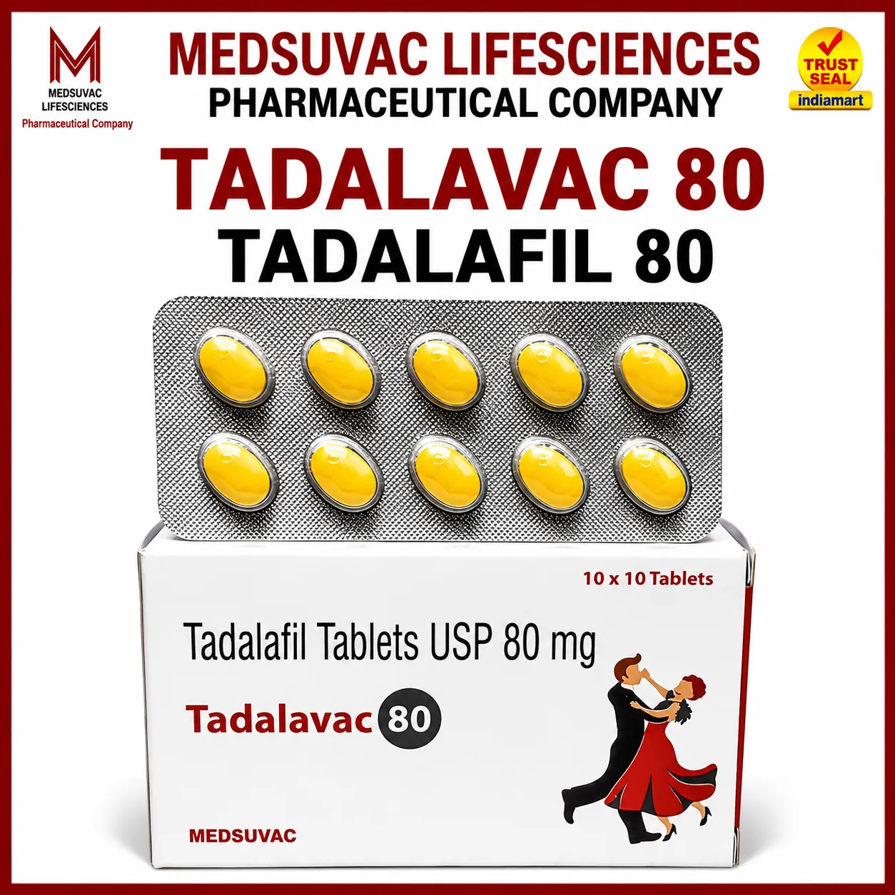 Tadalavac Cialis 80 Mg