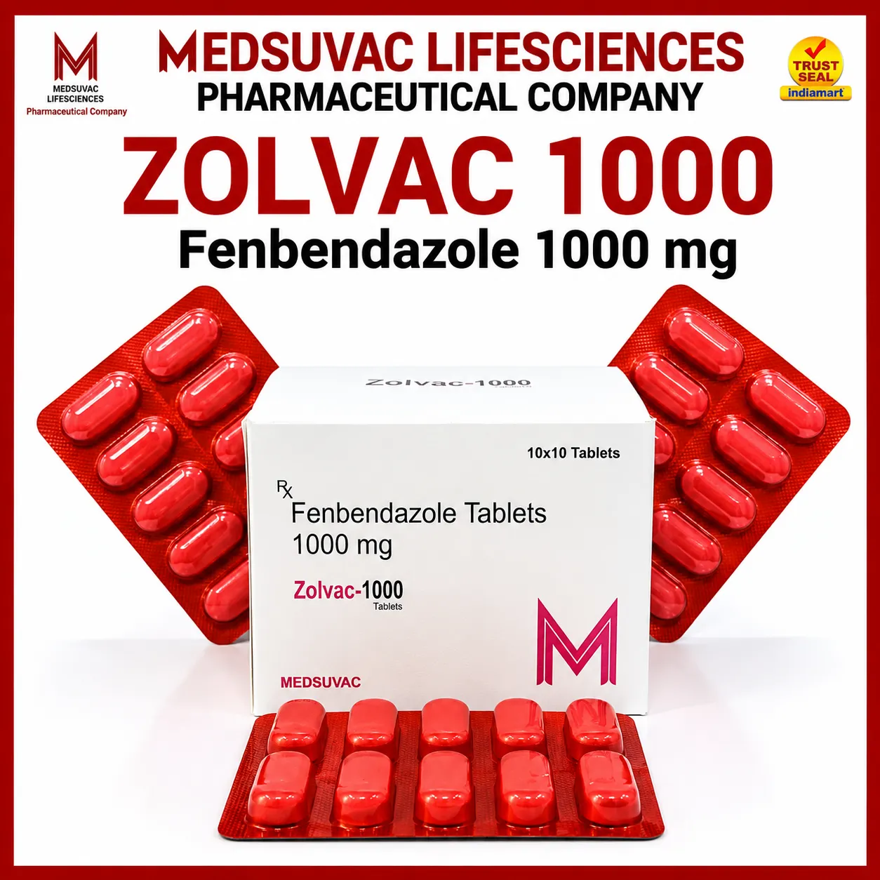 ZOLVAC FENBENDAZOLE 1000